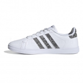 adidas Courtpoint Ladies Trainers 4(36.7) White/SnakePrint