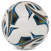 Ballonstar Мяч футбольный PU №5 Crystal FB-4189 Белый/Синий
