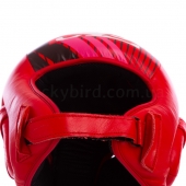 BDB Шлем боксерский кожа BD09 S Красный