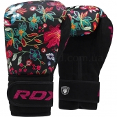 RDX Рукавиці боксерські FL-3 Floral 10Oz Чорний