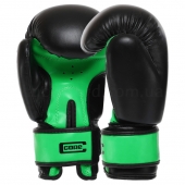 Core Перчатки боксерские BO-8543 2Oz Черный/Салатовый
