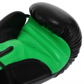 Core Перчатки боксерские BO-8543 2Oz Черный/Салатовый