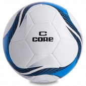 CORE Мяч футбольный №5 Hibred Super CR-013 PU Белый/Синий
