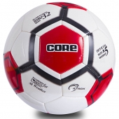 CORE Мяч футбольный №5 ATROX CRM-052 PVC Белый/Черный/Красный
