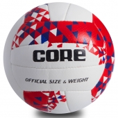 Core М'яч волейбольний Composite Leather CRV-034 №5 Білий/Червоний