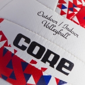 Core М'яч волейбольний Composite Leather CRV-034 №5 Білий/Червоний