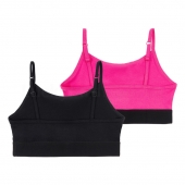 Elle Комплет топів (2шт) Junior 2 Pack Bralette 8-9Y Pink Yarrow