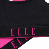 Elle Комплет топів (2шт) Junior 2 Pack Bralette 8-9Y Pink Yarrow