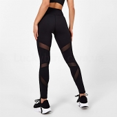 Everlast Жіночі легінси Contour Panel Leggings Womens 6(34) 2XS BlackMesh