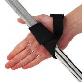 Ezous Лямки для тяги Leather Lifting Strap B-09 Чорний
