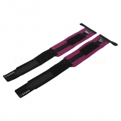Ezous Бинти кистьові для жиму 2шт Strong Wrist Wraps C-05 Чорний/Фіолетовий