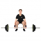 Ezous Бинти кистьові для жиму 2шт Strong Wrist Wraps C-05 Чорний/Фіолетовий