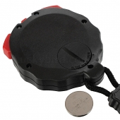 Flott Секундомір спортивний електронний 10 результатів F-106 Чорний/Срібний