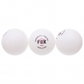 Fox Набор мячей для настолльного тенниса 3* 40+ T005 3шт Белый
