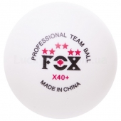 Fox Набор мячей для настольного тенниса 6* T006 40+ 6шт Белый