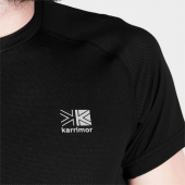 Karrimor Aspen Technical T Shirt Mens M Black/Charcoal