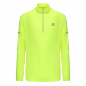 Karrimor Кофта для бігу Long Sleeve quarter Zip Top Mens XS Fluo Yellow