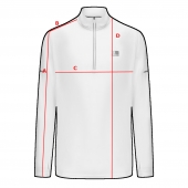 Karrimor Кофта для бігу Long Sleeve quarter Zip Top Mens XS Fluo Yellow