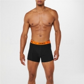Lee Cooper Набір трусів боксерів чоловічих 10 Pack Hipster Boxer Shorts Mens S Black Brt W/B