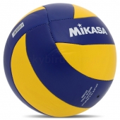 Mikasa Мяч волейбольный Машиная сшивка MVA360 PU №5 Желтый/Синий