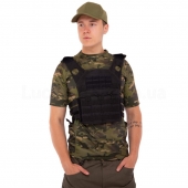 Military Rangers Плитоноска для бронепластин с системой Molle ZK-28 Черный