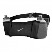 Nike Сумка поясна з 2 пляшками DPkt flask belt 23 Black/Black/Silver One Size