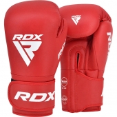 RDX Рукавиці боксерські Шкіра IBA Approved-1 10Oz Червоний