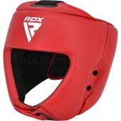 RDX Шолом боксерський Шкіра IBA Approved-1 L Червоний