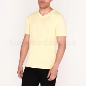Slazenger V Neck T Shirt Mens L Yellow