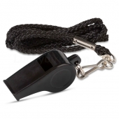 Select Свисток арбітра Referees whistle plastic w/lanyard Black
