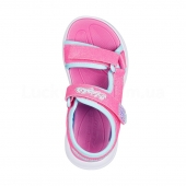 Skechers S-Lights Sola Glow Sandals Childrens 2(35) Pink/Blue