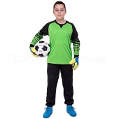 SP-Sport Форма футбольного вратаря детская CO-7607B 30р, 155-160см, 12-13лет Зеленый