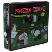 SP-Sport Набор для покера в металлической коробке IG-3006 500фишек