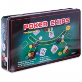 SP-Sport Набор для покера в метал. коробке IG-4394