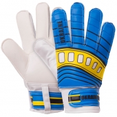 SP-Sport Перчатки вратарские детские Ukraine FB-0205-1 4 Голубой/Желтый