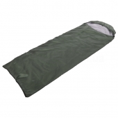 SP-Sport Спальный мешок одеяло с капюшоном SJ-0013 180+30х70 Оливковый
