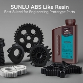 Sunlu ABS Like Resin Фотополімерна смола для 3D друку 1кг Black/Чорний