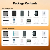 Sunlu Бокс для зберігання SP2 Set (Storage Box + PLA+2.0 Black 1kg*2)