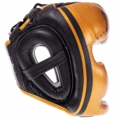 Twins Шлем боксёрский с полной защитой Кожа FHGL3-TW4 S Золотой/Черный