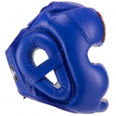 Twins Шлем боксёрский с полной защитой Кожа HGL6 S Синий