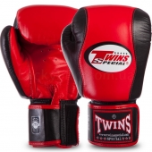Twins Перчатки боксерские кожа BGVL7 12Oz Красный/Черный
