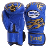 TWN Перчатки боксерские Кожа MA-5436 10Oz Синий
