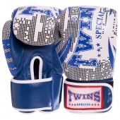 TWN Перчатки боксерские Кожа VL-2066 10 Oz Синий