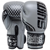 TWN перчатки боксерские кожа TW-008 12Oz Серебряный