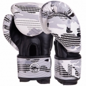 VNM Перчатки боксерские ZTQ-0162 10Oz Черный/Белый
