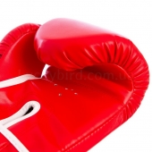 Zelart Рукавиці боксерські BO-3987 8Oz Червоний