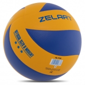ZEL Мяч волейбольный клееный PU №5 VB-7700