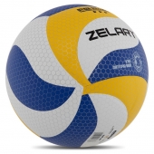 ZEL Мяч волейбольный VB-9000 №5 Белый/Желтый/Синий